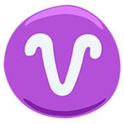 Emoji ♈ Segno Zodiacale Dell’Ariete su Messenger 1.0.