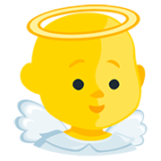 Emoji 👼 Angioletto su Messenger 1.0.