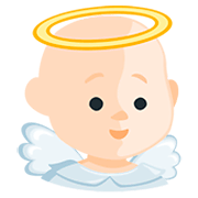 👼🏻 Emoji Bebê Anjo: Pele Clara na Messenger 1.0.