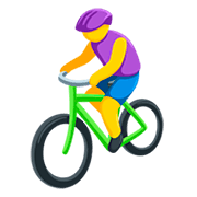 Emoji 🚴 Ciclista su Messenger 1.0.