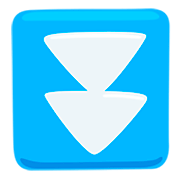 Emoji ⏬ Doppia Freccia In Basso su Messenger 1.0.