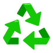 Émoji ♻️ Symbole Recyclage sur Messenger 1.0.
