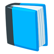 Émoji 📘 Livre Bleu sur Messenger 1.0.