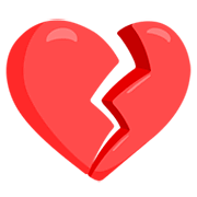 Emoji 💔 Cuore Infranto su Messenger 1.0.