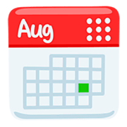 Emoji 📅 Calendario su Messenger 1.0.
