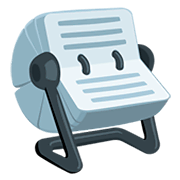 Emoji 📇 Schedario su Messenger 1.0.