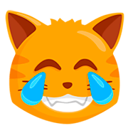 😹 Emoji Rosto De Gato Com Lágrimas De Alegria na Messenger 1.0.