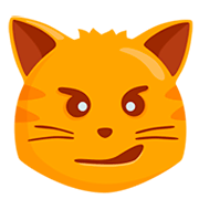 Emoji 😼 Gatto Con Sorriso Sarcastico su Messenger 1.0.