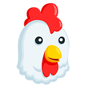 Emoji 🐔 Gallina su Messenger 1.0.
