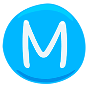 Emoji Ⓜ️ Pulsante M Cerchiata su Messenger 1.0.