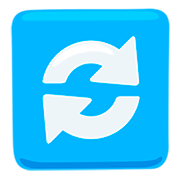 Emoji 🔃 Frecce Verticali Che Ruotano In Senso Orario su Messenger 1.0.