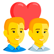 Emoji 👨‍❤️‍👨 Coppia Con Cuore: Uomo E Uomo su Messenger 1.0.
