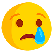 Emoji 😢 Faccina Che Piange su Messenger 1.0.