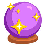 Emoji 🔮 Sfera Di Cristallo su Messenger 1.0.