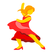 Emoji 💃 Donna Che Balla su Messenger 1.0.