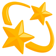 Emoji 💫 Stella Con Scia su Messenger 1.0.