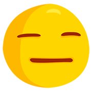 Emoji 😑 Faccina Inespressiva su Messenger 1.0.