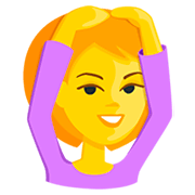 Emoji 🙆 Persona Con Gesto OK su Messenger 1.0.