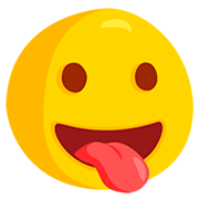Emoji 😛 Faccina Che Mostra La Lingua su Messenger 1.0.