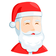 🎅🏻 Emoji Weihnachtsmann: helle Hautfarbe Messenger 1.0.