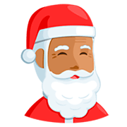 🎅🏽 Emoji Papá Noel: Tono De Piel Medio en Messenger 1.0.