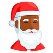 Emoji 🎅🏾 Babbo Natale: Carnagione Abbastanza Scura su Messenger 1.0.