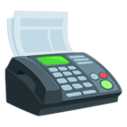 Émoji 📠 Fax sur Messenger 1.0.