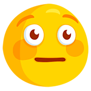 😳 Emoji errötetes Gesicht mit großen Augen Messenger 1.0.