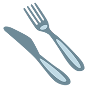 Émoji 🍴 Couteau Et Fourchette sur Messenger 1.0.