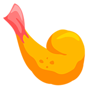 Emoji 🍤 Gambero Fritto su Messenger 1.0.