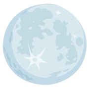 Émoji 🌕 Pleine Lune sur Messenger 1.0.