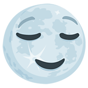 Émoji 🌝 Pleine Lune Avec Visage sur Messenger 1.0.