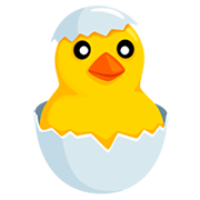 Emoji 🐣 Pulcino Che Nasce su Messenger 1.0.