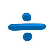 Emoji ➗ Simbolo Della Divisione su Messenger 1.0.