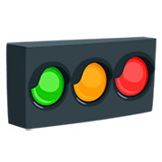 Emoji 🚥 Semaforo Orizzontale su Messenger 1.0.