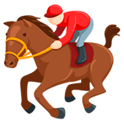 🏇🏻 Emoji Corrida De Cavalos: Pele Clara na Messenger 1.0.