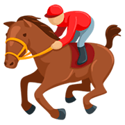 🏇🏼 Emoji Corrida De Cavalos: Pele Morena Clara na Messenger 1.0.