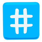 #️⃣ Emoji Tecla: # na Messenger 1.0.