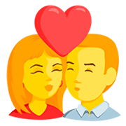 Emoji 💏 Bacio Tra Coppia su Messenger 1.0.