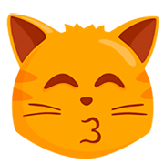 😽 Emoji Rosto De Gato Mandando Um Beijo na Messenger 1.0.