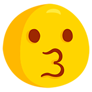 😗 Emoji küssendes Gesicht Messenger 1.0.