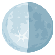🌗 Emoji Luna En Cuarto Menguante en Messenger 1.0.