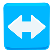 Emoji ↔️ Freccia Sinistra-destra su Messenger 1.0.
