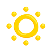 Emoji 🔅 Luminosità Bassa su Messenger 1.0.