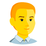 Emoji 👨 Uomo su Messenger 1.0.