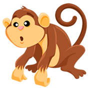 Emoji 🐒 Scimmia su Messenger 1.0.