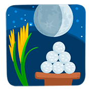 Émoji 🎑 Cérémonie De La Lune sur Messenger 1.0.