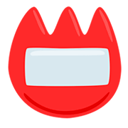 Émoji 📛 Badge Nominatif sur Messenger 1.0.