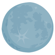 Emoji 🌑 Luna Nuova su Messenger 1.0.