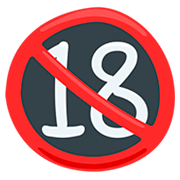 🔞 Emoji Prohibido Para Menos De 18 Años en Messenger 1.0.